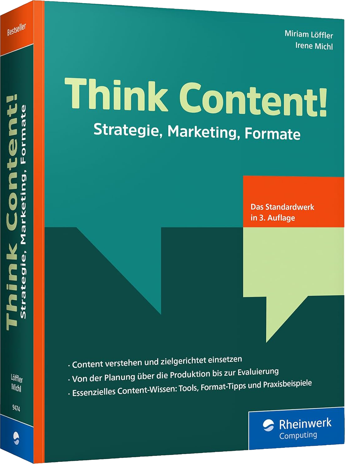 Book cover of “Think Content!”, third edition